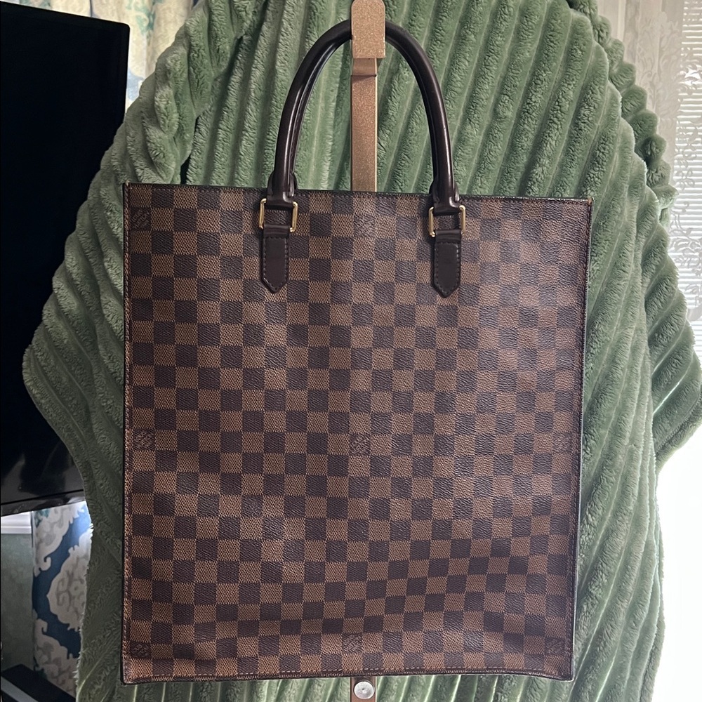 Designer Handbag- Louis Vuitton Brown Monogramed Tote Bag